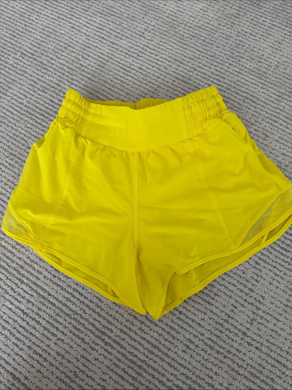 Lululemon Yellow Women's Athletic Shorts size 2